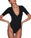 Fleur Du Mal Deep Plunge Bodysuit