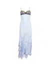 Fleur Du Mal Eden Dress In Gray