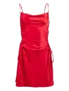 Fleur Du Mal Ella Mini Dress In Red