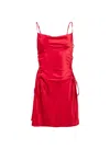 Fleur Du Mal Ella Mini Dress In Red