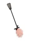 Fleur Du Mal Feather Tickler And Riding Crop In Black