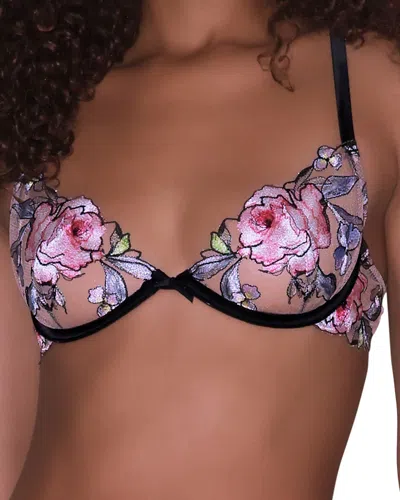 FLEUR DU MAL FLEUR DU MAL FIDELIA EMBROIDERED DEMI BRA