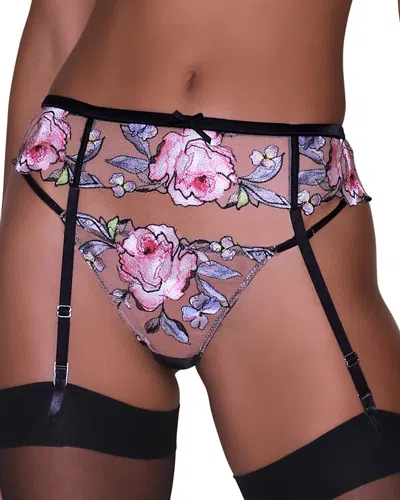 FLEUR DU MAL FLEUR DU MAL FIDELIA EMBROIDERED V STRING