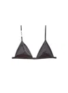 Fleur Du Mal Luxe Plunge Bra In Black