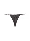 Fleur Du Mal Fleur Du Luxe V-string In Black