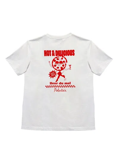 Fleur Du Mal Fleur X Roberta's Unisex Tee In White