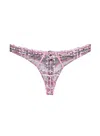 FLEUR DU MAL GABRIELLE EMBROIDERY THONG