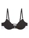 Fleur Du Mal Garcon Demi Bra In Black