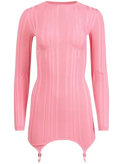FLEUR DU MAL GARTER MINI DRESS