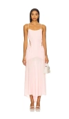 Fleur Du Mal Gia Gown In Pink