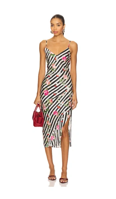 Fleur Du Mal Giselle Rose Slip In Pink