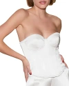 Fleur Du Mal Hampton Bustier In Ivory