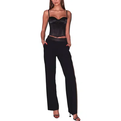 Fleur Du Mal Hamptons Bustier In Black