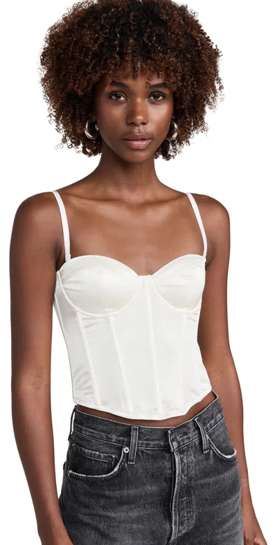 Fleur Du Mal Hamptons Bustier Ivory
