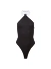 Fleur Du Mal Hannah Bodysuit In Black