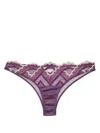 Fleur Du Mal Hendrix Briefs In Purple