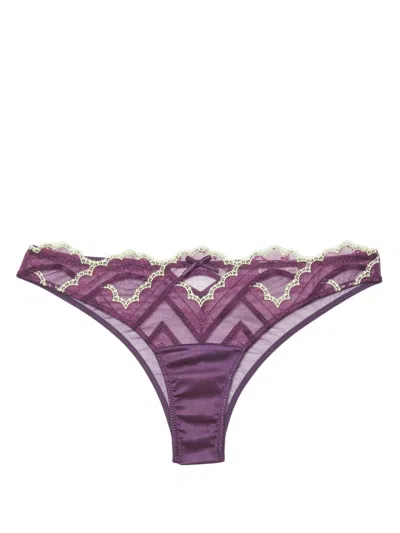Fleur Du Mal Hendrix Briefs In Midnight Purple
