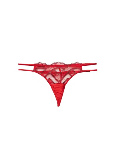 Fleur Du Mal Hendrix Thong In Rouge