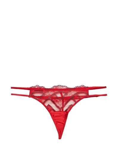 Fleur Du Mal Hendrix Thong In Rouge