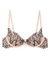 Fleur Du Mal Iris Lace Bra In Pink