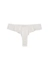 Fleur Du Mal Jasmine Lace Flutter Panty In White