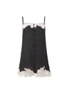 Fleur Du Mal Juliet Button Slip In Black