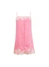 Fleur Du Mal Juliet Button Slip In Pink