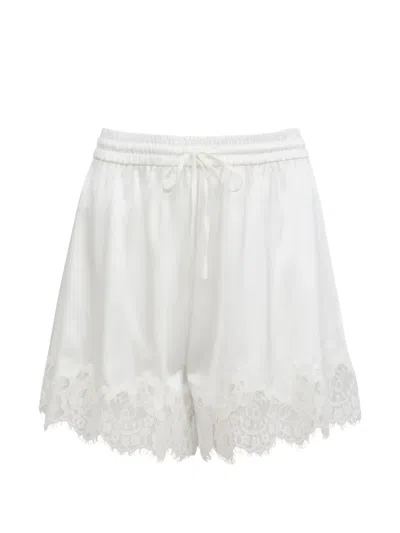 Fleur Du Mal Juliet Lace Short In White