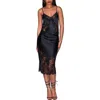Fleur Du Mal Juliet Lace Silk Cami In Black
