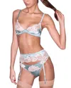 Fleur Du Mal Juliet Lace Thong In Brown