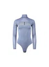 Fleur Du Mal Kate Bodysuit In Blue