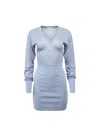 Fleur Du Mal Kate Mini Dress In Blue