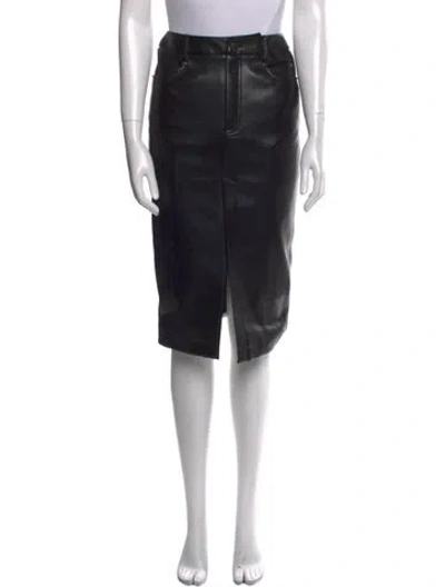 Pre-owned Fleur Du Mal Knee-length Skirt In Black