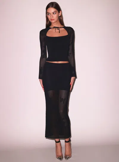 FLEUR DU MAL LACE POINTELLE DECOLLETTE TOP