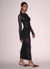 Fleur Du Mal Lace Pointelle Maxi Skirt In Black