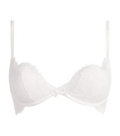 Fleur Du Mal Lace Seduce U-plunge Frankie Bra In White