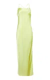 Fleur Du Mal Open Back Maxi Slip Dress