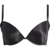 Fleur Du Mal Le Gloss Underwire T-shirt Bra In Black