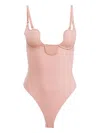 Fleur Du Mal Le Stretch Bodysuit In Pink