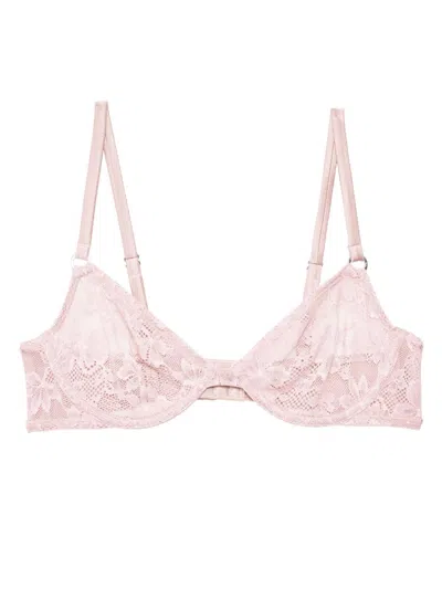 Fleur Du Mal Le Stretch Bra In Ballet Pink