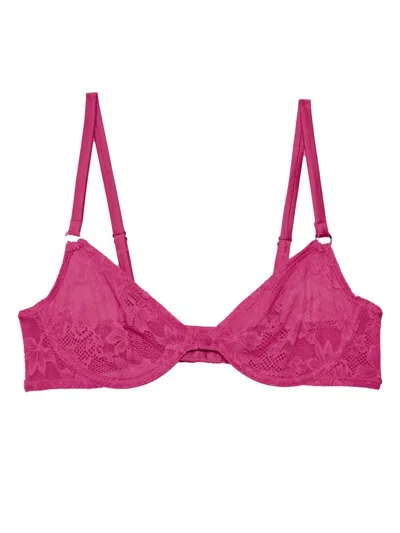 Fleur Du Mal Le Stretch Bra In Pink
