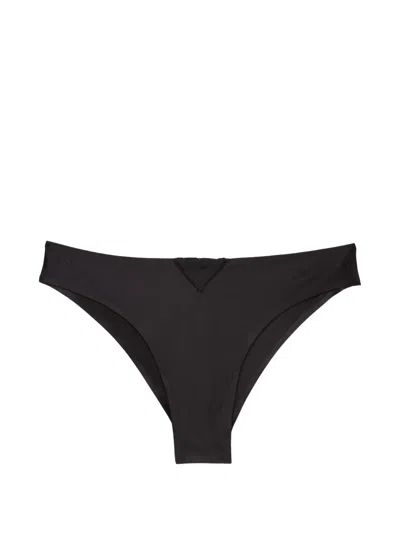 Fleur Du Mal Le Stretch Cheeky Briefs In Black