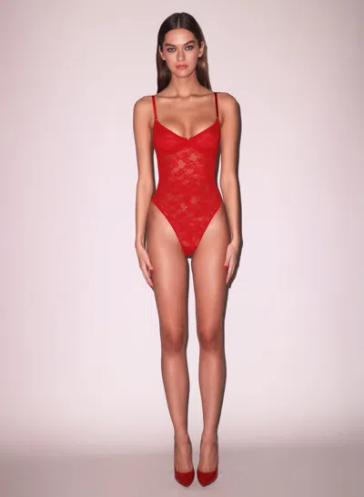 FLEUR DU MAL LE STRETCH LACE BODYSUIT
