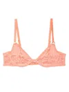 Fleur Du Mal Le Stretch Lace Bra In Pink