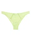 Fleur Du Mal Le Stretch Lace Briefs In 绿色