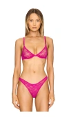 Fleur Du Mal Le Stretch Lace Demi Bra Big Spender In Big Spender