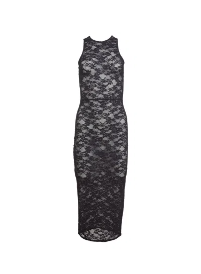 FLEUR DU MAL LE STRETCH LACE RACER TANK DRESS