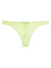 Fleur Du Mal Le Stretch Lace Thong In 绿色