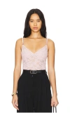 Fleur Du Mal Le Stretch Bodysuit In Pink