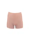 Fleur Du Mal Le Stretch Micro Bike Shorts In Tan